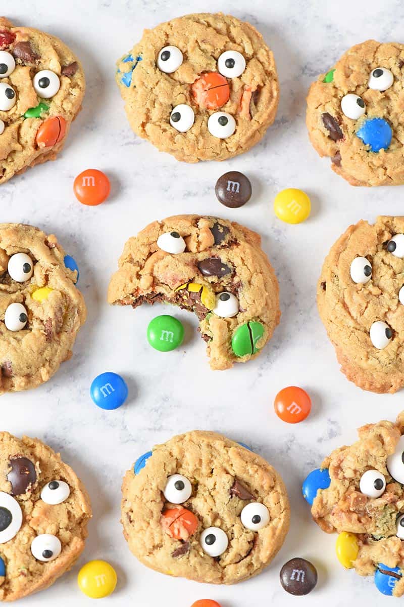 Chewy Monster Cookies