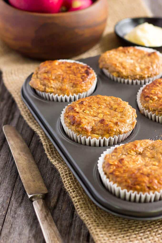 Apple Protein Muffins