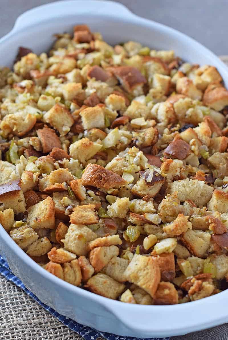 Apple Walnut Bread Stuffing