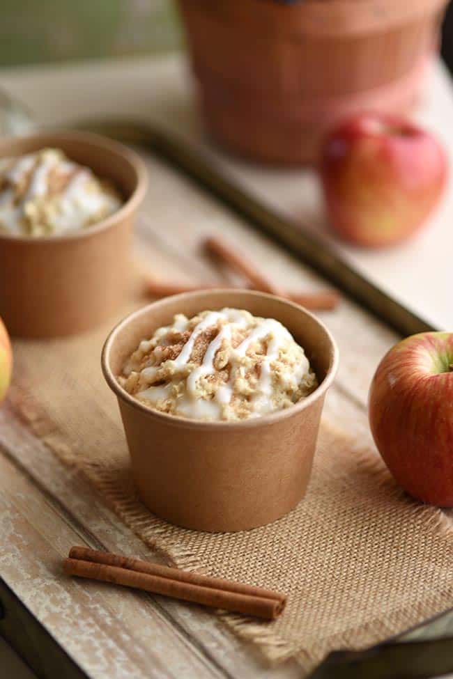One-Minute Apple Cinnamon Muffins