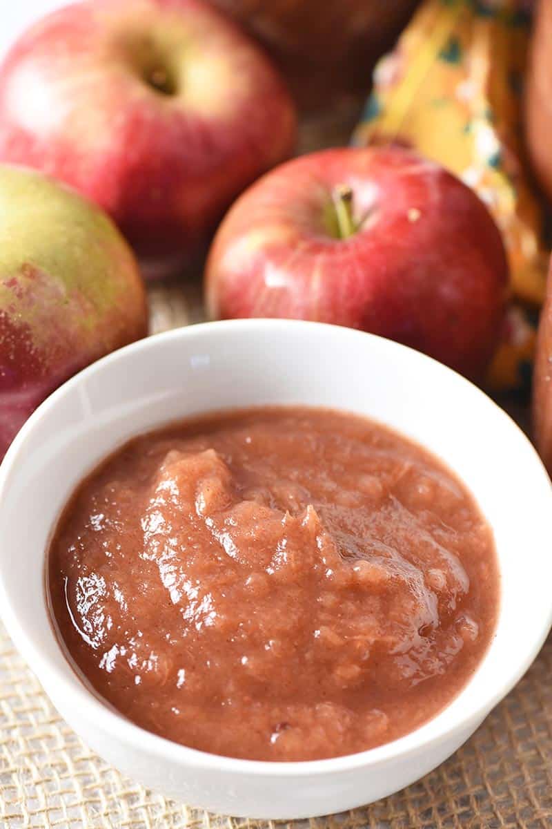 No-Peel Instant Pot Cinnamon Applesauce