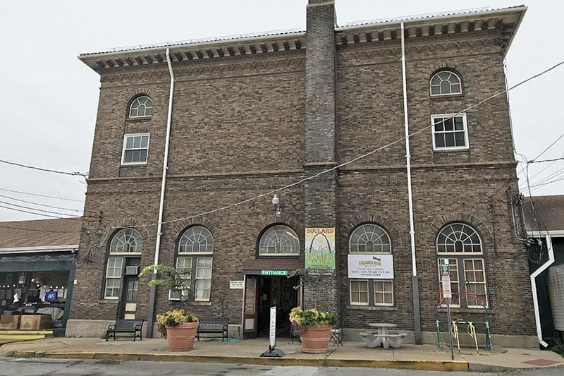 outside Soulard Market, historic farmer's market in St. Louis since 1779