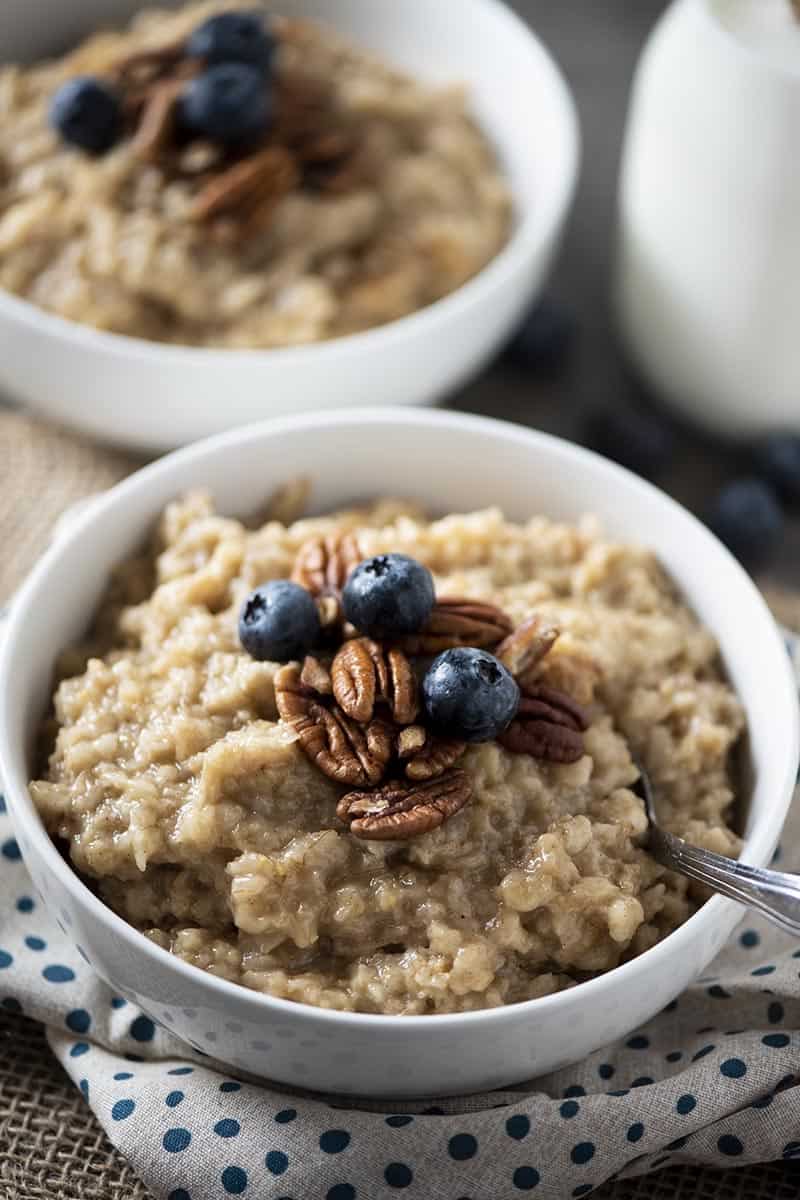 Perfectly Cooked Maple Brown Sugar Oatmeal