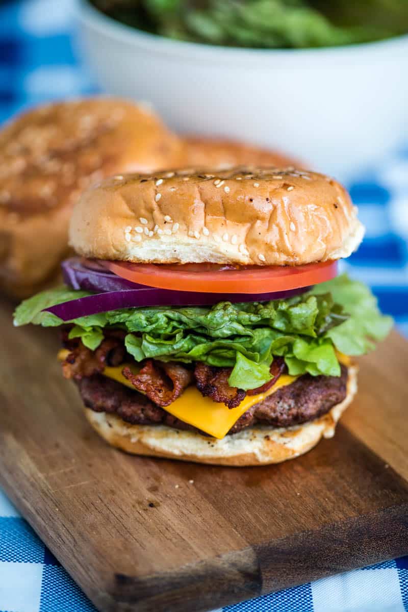 Ultimate Campfire Bacon Cheeseburger