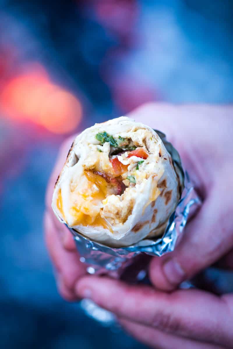 Camping Breakfast Burritos for Campfire or Make Ahead