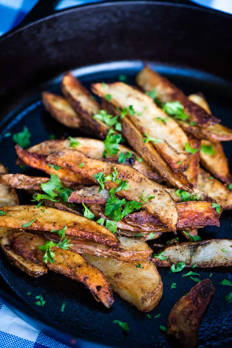 Crispy Seasoned Steak Fries over the Campfire