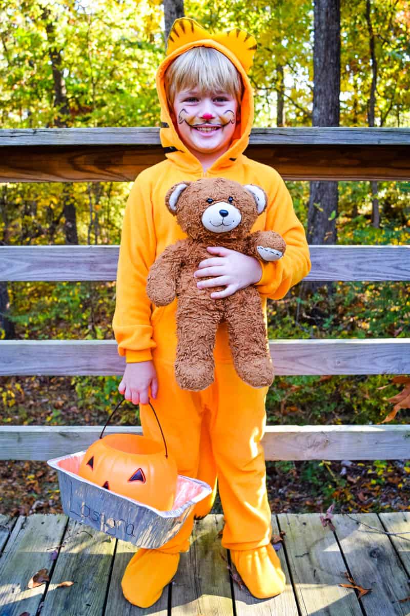 DIY Garfield Costume for Kids