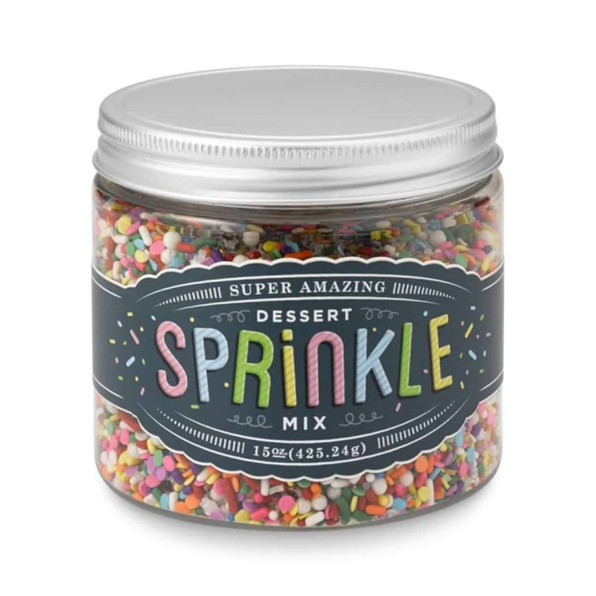 rainbow ice cream sprinkles, dessert sprinkle mix