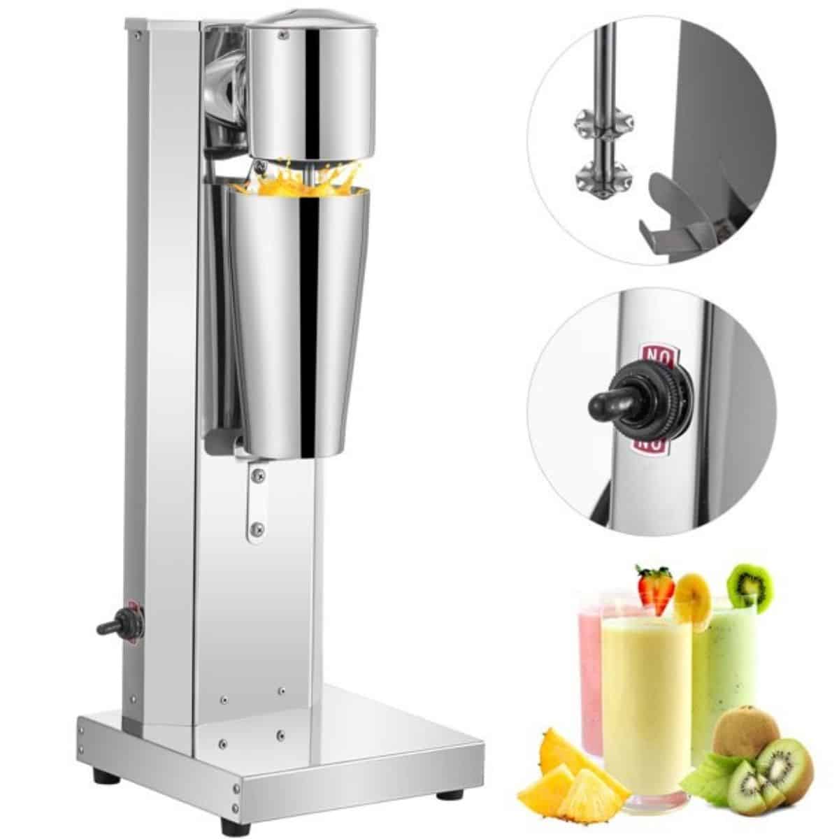 stainless steel milkshake mixer